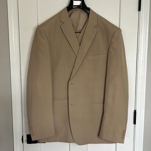 Brave Man Tan 3 Piece Suit
